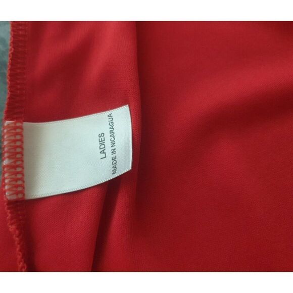 Womens Racerback Tank Top L Red Camp Gladiator CG Logo Run Train Gym Sporty - Picture 5 of 7